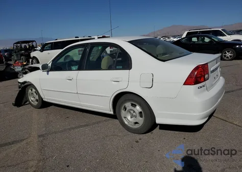 2005 Honda Civic Hybrid from USA, damaged, VIN JHMES96655S024689